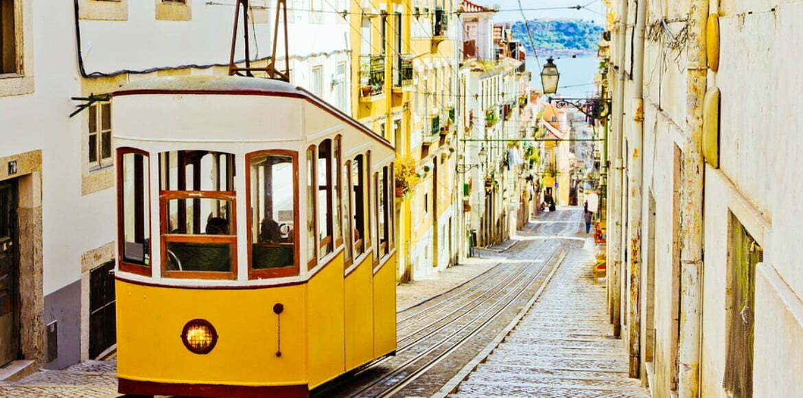 Tramway jaune de Lisbonne